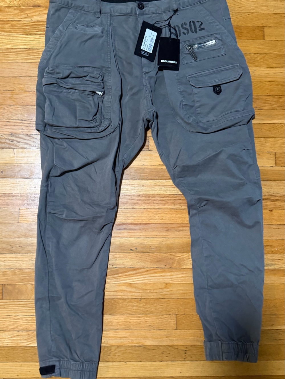 DSQUARED2 Men's Gray Cargo Sexy Jogger Pants